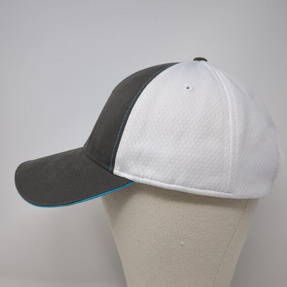 TPC Golf Scottsdale Strapback Baseball Cap Gray One Size Mid Fit Ahead Headgear - Picture 3 of 9